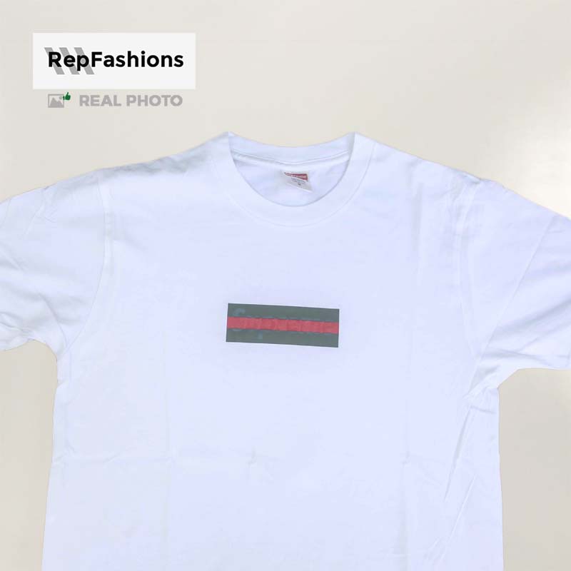 Replica Supreme Gucci Box Logo Tee Buy Online With High Quality