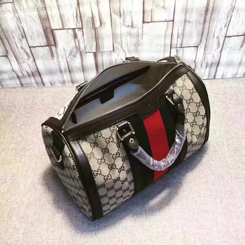 Replica Gucci Vintage Web Original GG boston bag 247205-9791 with high quality