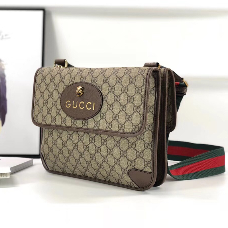 Replica Gucci Black Gg Supreme Messenger Bag :: Keweenaw Bay Indian ...