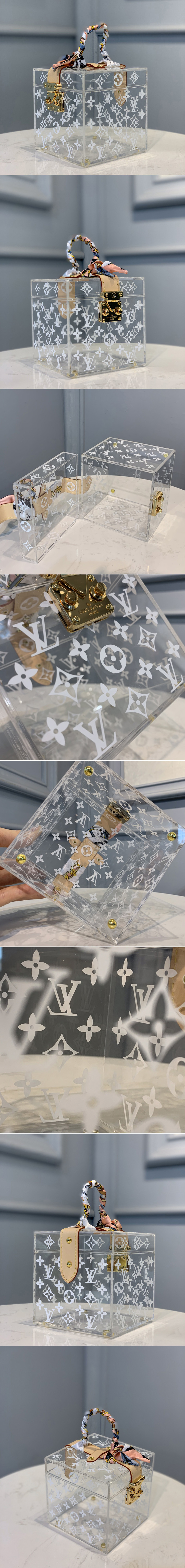 Louis Vuitton GI0481 LV Cube Scott box in Allover Monogram pattern Replica  sale online ,buy fake bag