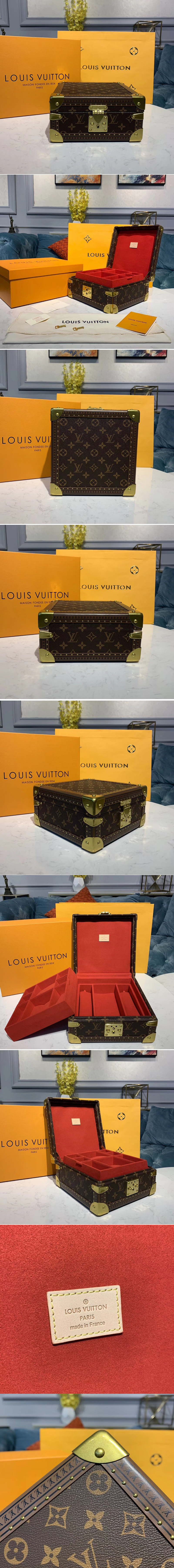 Unboxing Louis Vuitton JEWELRY BOX Monogram in Red