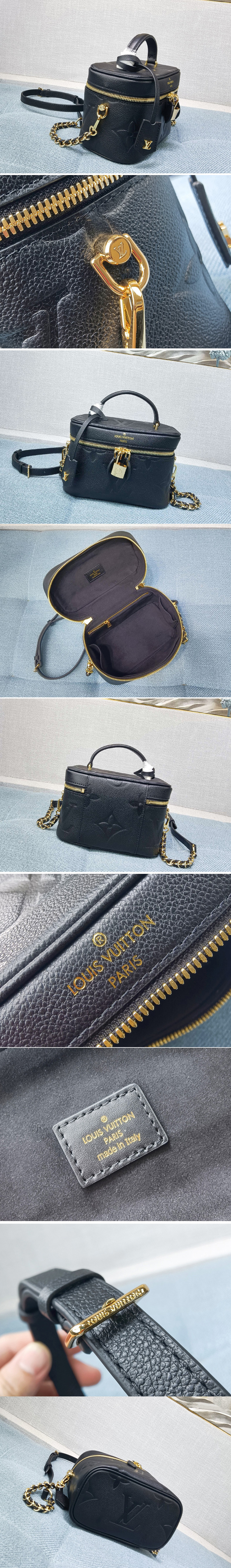 N97962 Louis Vuitton Taurillon Capucines Mini-Black