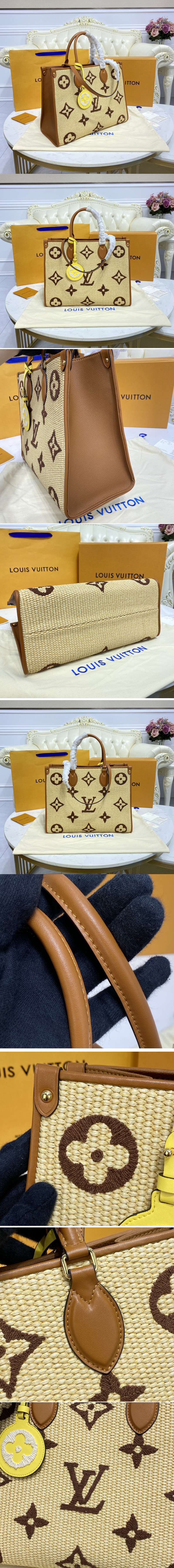 M57707 Louis Vuitton Monogram Raffia OnTheGo MM