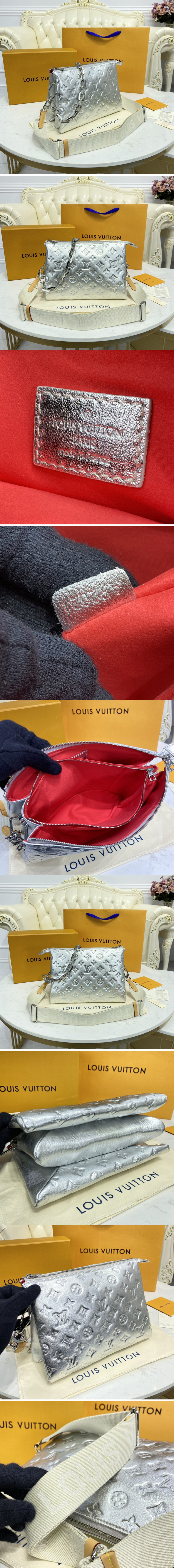 Louis Vuitton Coussin Silver Purse M57913 - AlimorLuxury
