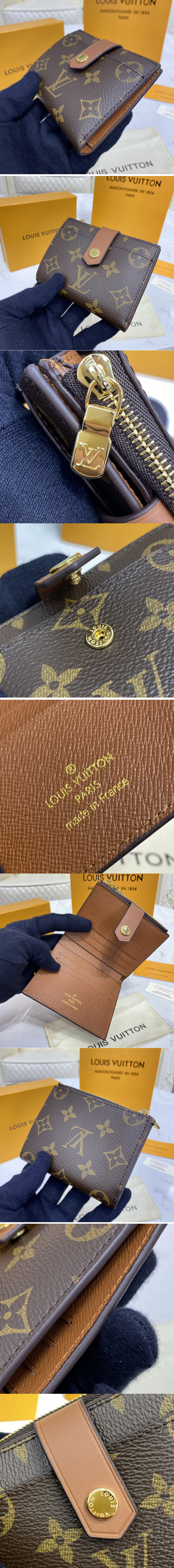 Louis Vuitton N60451 LV Multiple card holder in Monogram Eclipse Canvas  Replica sale online ,buy fake bag