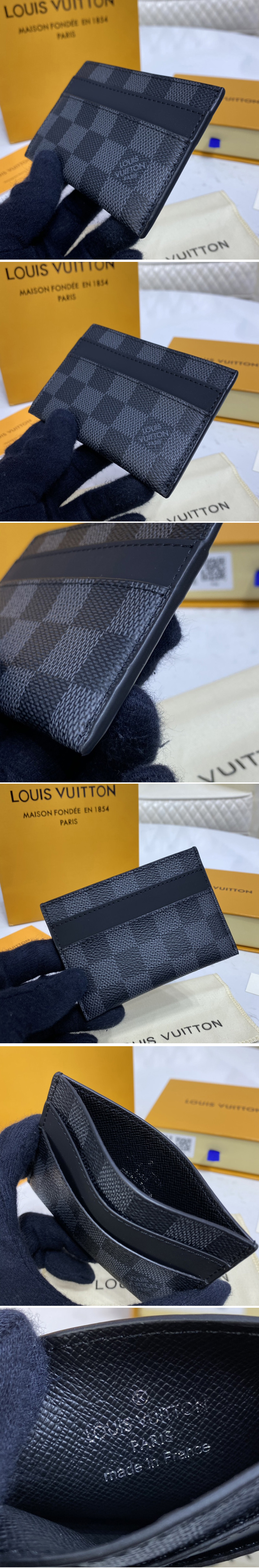 Louis Vuitton M62170 LV double card holder in Monogram Canvas Replica sale  online ,buy fake bag