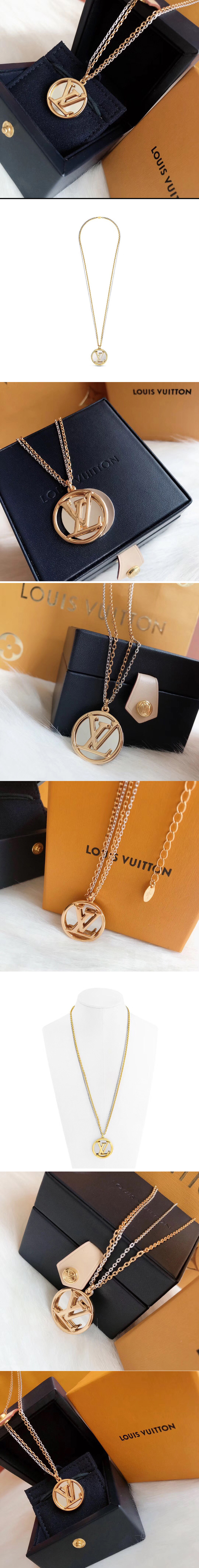Louis Vuitton M64281 LV Louise Long Necklace Replica sale online ,buy fake  bag