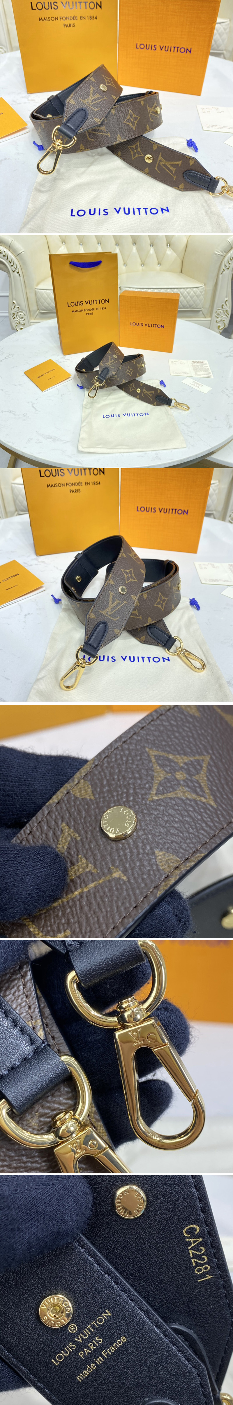 Louis Vuitton M45412 LV LV3 Pouch in Lambskin, Monogram and Monogram  Reverse coated canvas Replica sale online ,buy fake bag