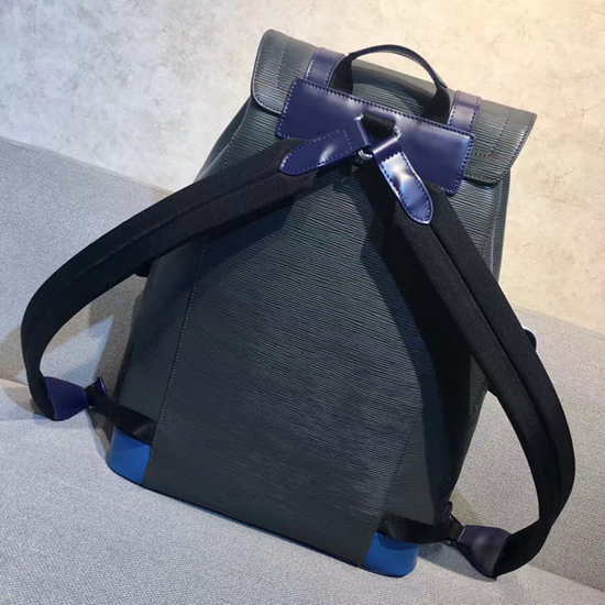 Louis Vuitton® Christopher PM  Black leather strap, Louis vuitton