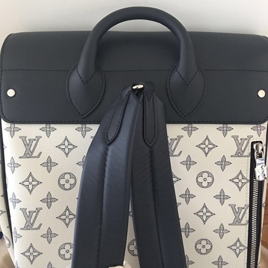 Louis Vuitton Limited Edition Chapman Steamer Backpack in Monogram Savane  Canvas with Elephant Print, Chapman Brothers, Spring Summer 2017