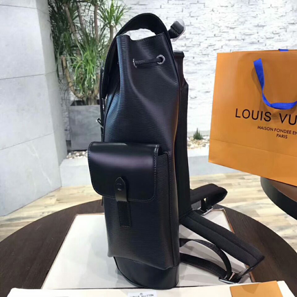 Louis Vuitton x Supreme Christopher Backpack Epi PM BlackLouis