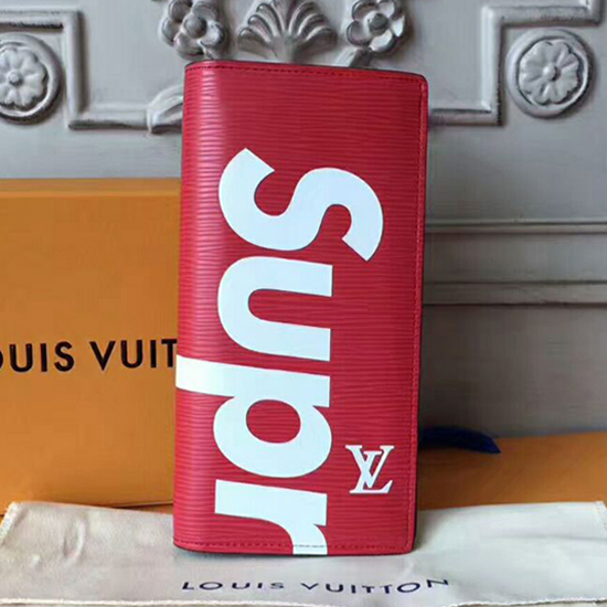 Louis Vuitton, Bags, Louis Vuitton X Supreme Brazza Wallet