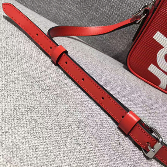 Louis Vuitton Supreme M53434 Shoulder Bag Danube PPM Epi Red White