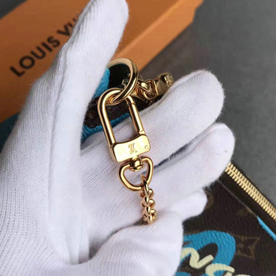 Louis Vuitton Mini Pochette Accessoires Beige Cloth ref.433232