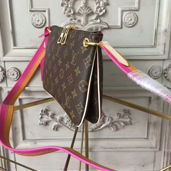 Authentic Louis Vuitton Monogram Lorette Shoulder Bag Hot Pink M44053 Used  japan