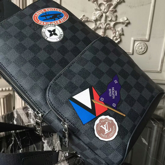 Louis Vuitton Damier Graphite Canvas LV League Avenue Sling Bag, myGemma, FR