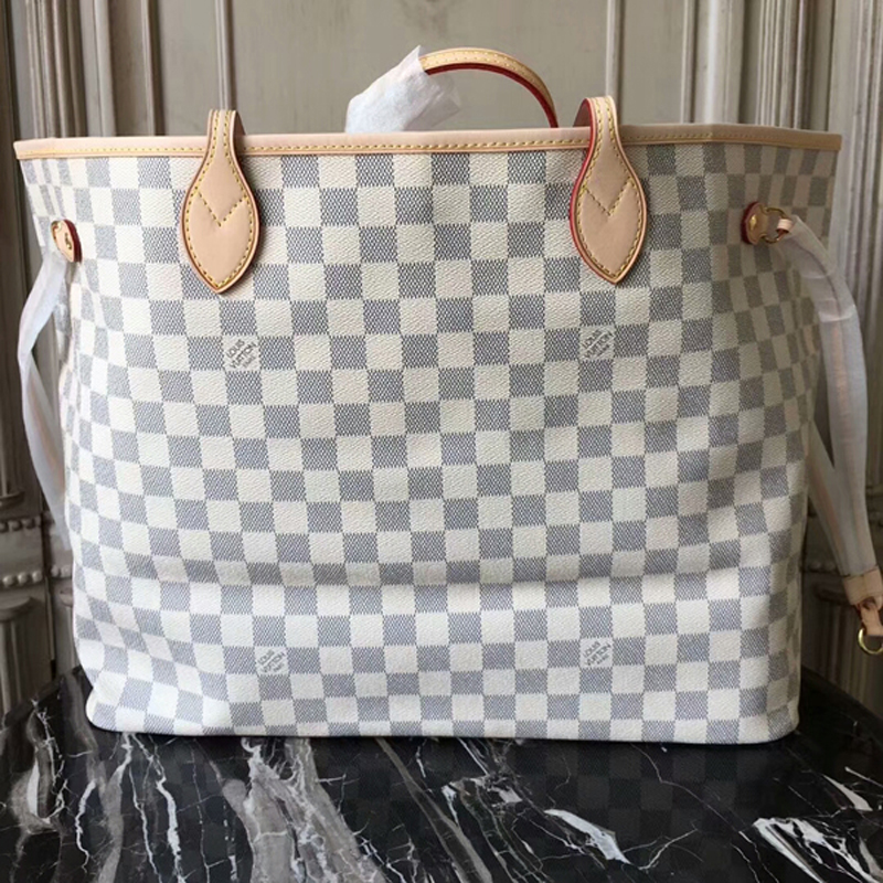 Louis Vuitton Damier Azur Neverfull GM with Pink Lining N41604  Louis  vuitton handbags neverfull, Louis vuitton, Louis vuitton damier
