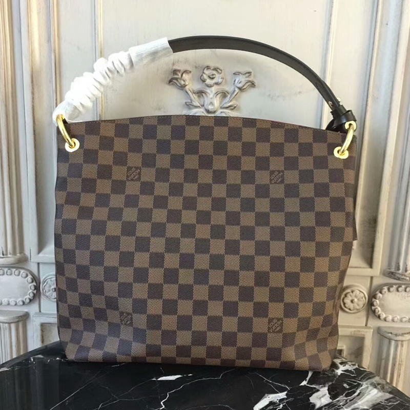 Replica Louis Vuitton Graceful MM Bag Damier Ebene N44045 BLV130 for Sale