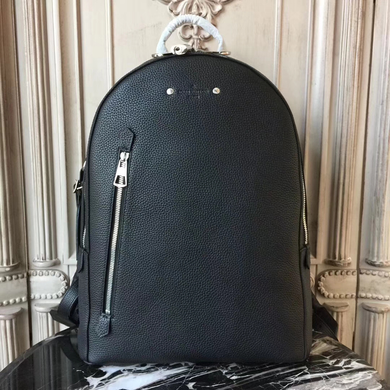 Louis Vuitton, Bags, Louis Vuitton Armand Backpack Initials Taurillon  Leather Blue