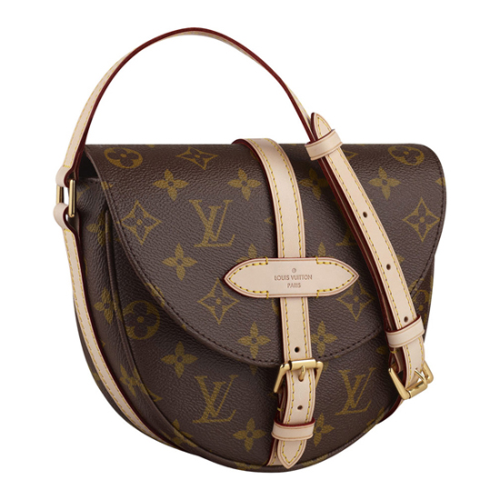 Louis Vuitton Chantilly Crossbody PM Brown Monogram Leather for