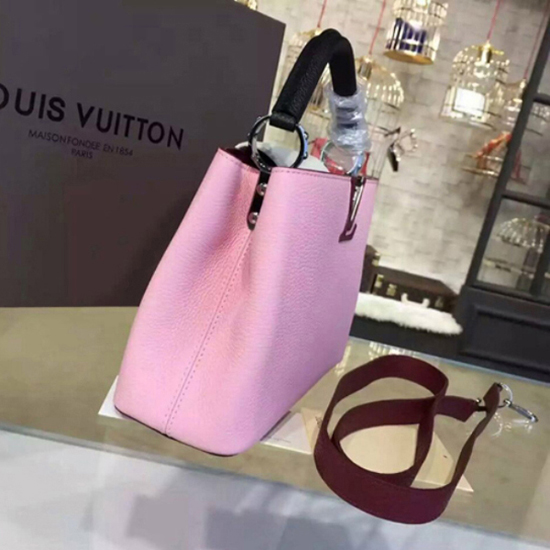 Replica Louis Vuitton M94351 Bagatelle Hobo Bag Taurillon Leather