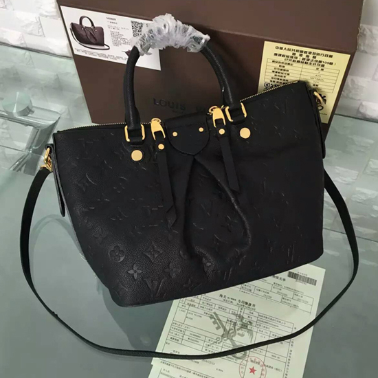 Louis Vuitton Monogram Empreinte Mazarine PM - Black Handle Bags