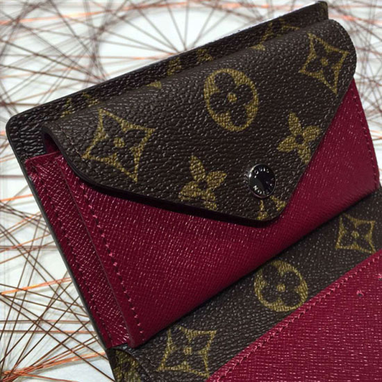 Louis Vuitton Marie-Lou Wallet Monogram Canvas and Epi Leather Long Brown,  Pink