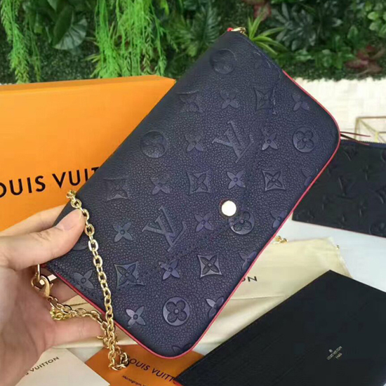 Replica Felicie Pochette Louis Vuitton Small Ladies Wallet 2pcs