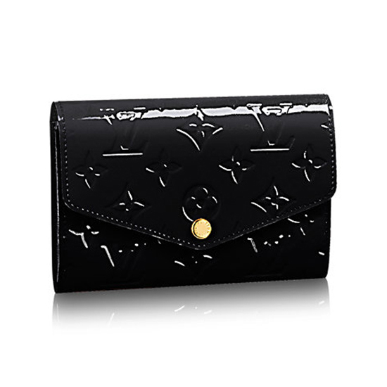 Replica Louis Vuitton M90926 Sarah Compact Wallet Monogram Vernis