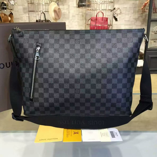 Louis Vuitton N41106 Mick MM Messenger Bag Damier Graphite Canvas
