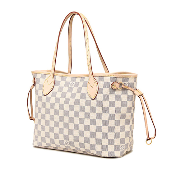Replica Louis Vuitton Neverfull PM Bag Damier Azur N41362 BLV032 for Sale