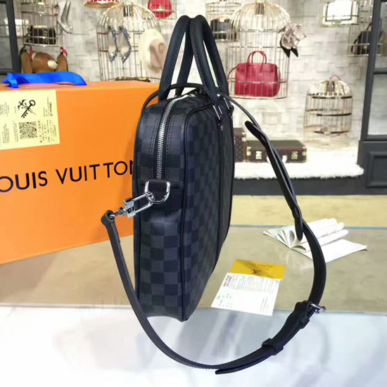 Louis Vuitton Porte-Documents Voyage PM Damier Graphite Canvas Briefcase on  SALE