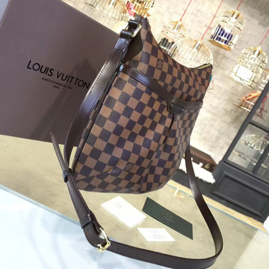 Authentic Louis Vuitton Damier Bloomsbury PM Shoulder Cross Bag N42251 LV  6534E