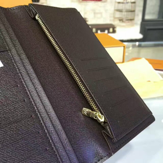 Replica Louis Vuitton Brazza Wallet Dark Infinity Leather M63256 BLV1047  for Sale