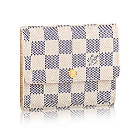 Louis Vuitton Damier Azur Anais Wallet N63241 Women's Damier Azur