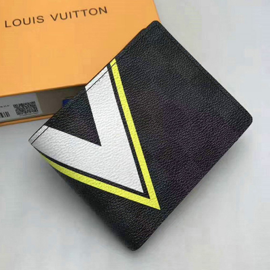 Louis Vuitton N64010 Slender Wallet Damier Cobalt Canvas