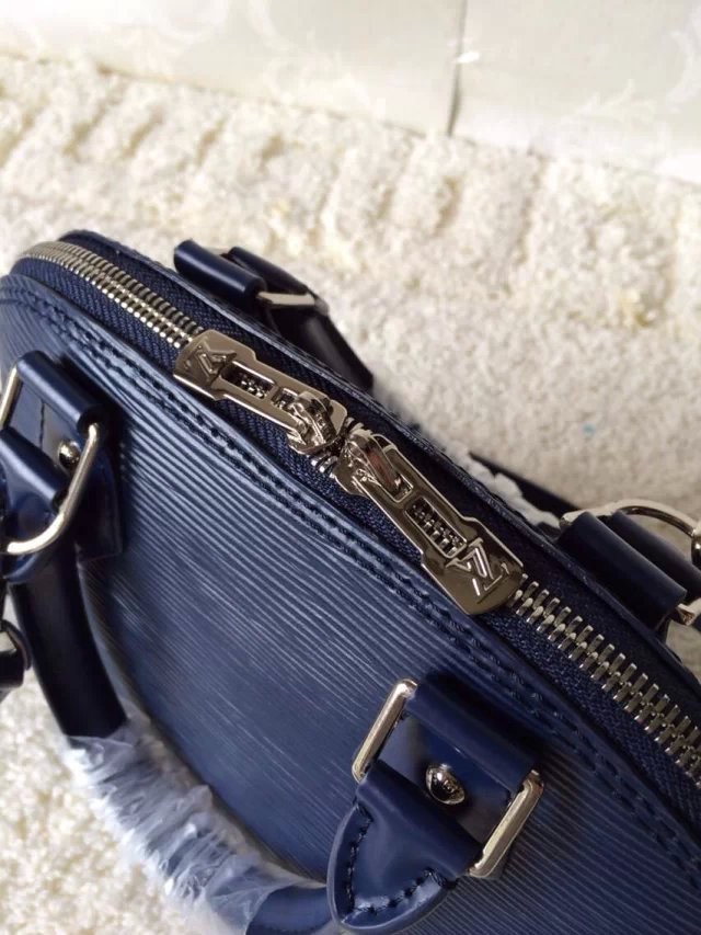 Sac Alma Louis Vuitton - Cuir Epi - Bleu indigo