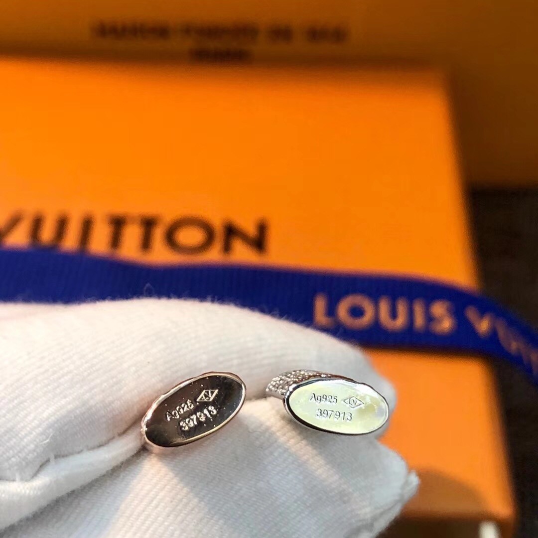 Collier cadenas Louis Vuitton avec chaîne double couche pour lui
