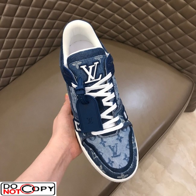Réplica Louis Vuitton LV Trainer Zapatillas de deporte para hombre de  calidad superior 17 a la venta con precio barato en la tienda de bolsos  falsos
