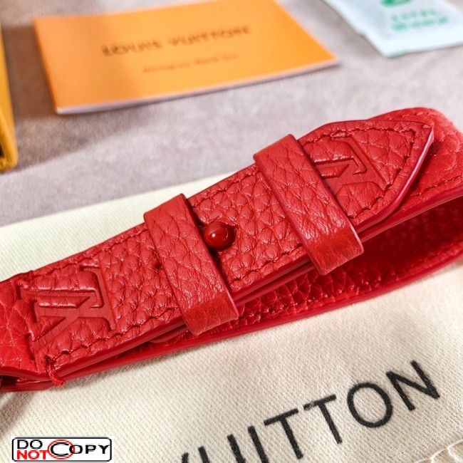 Louis Vuitton Harness Dragonne Bag Charm Red