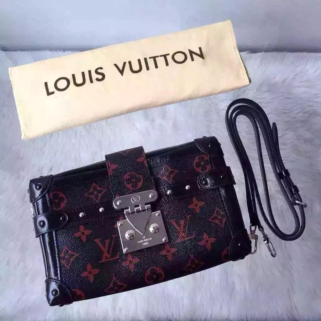 Louis Vuitton Monogram Infrarouge Petite Malle Soft GM - Black
