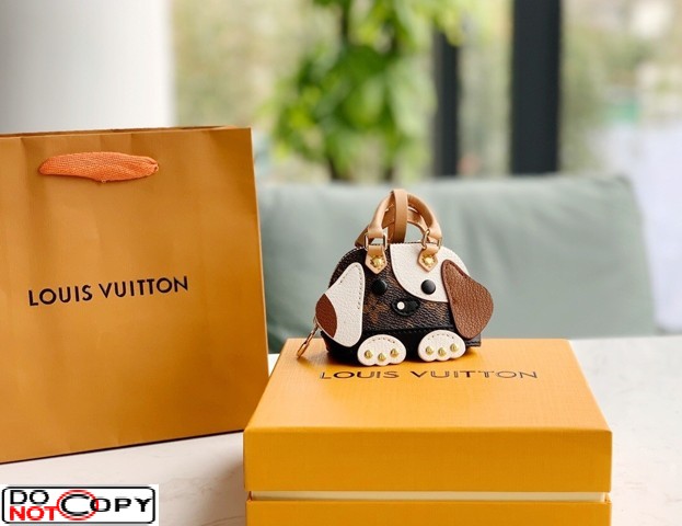 Replica Louis Vuitton Dog Bag Charm en sleutelhouder Bruin te koop met  goedkope prijs bij Fake Bag Store