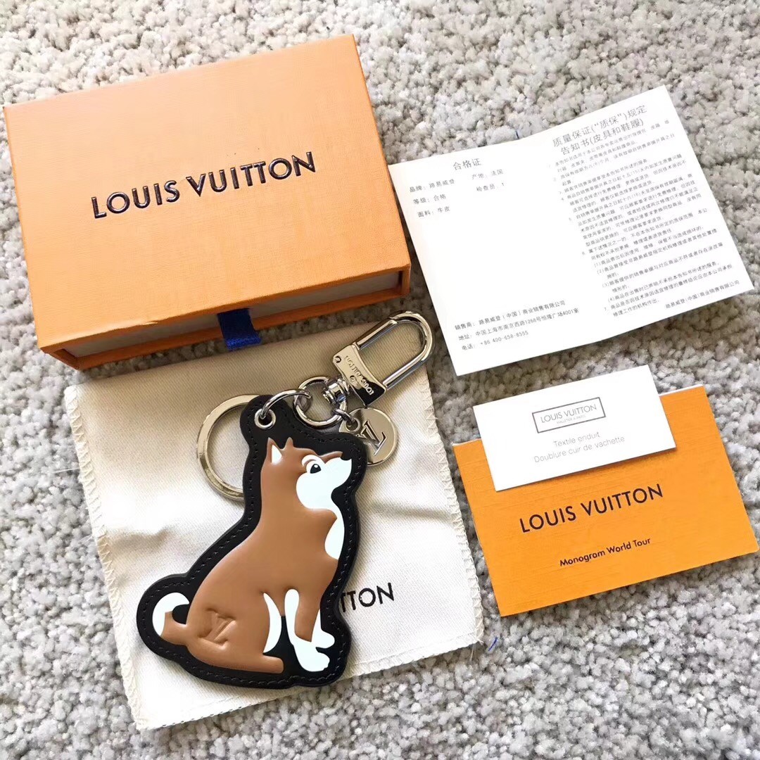Replica Louis Vuitton sleutelhouder schattige hond stijl te koop met  goedkope prijs bij nep tas winkel