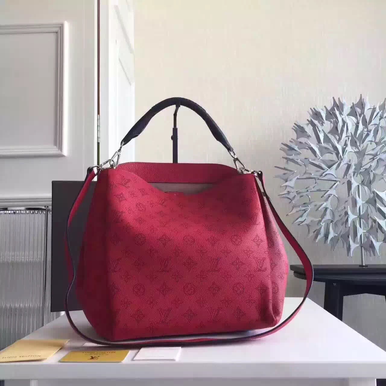 Louis Vuitton M50034 Babylone PM Red