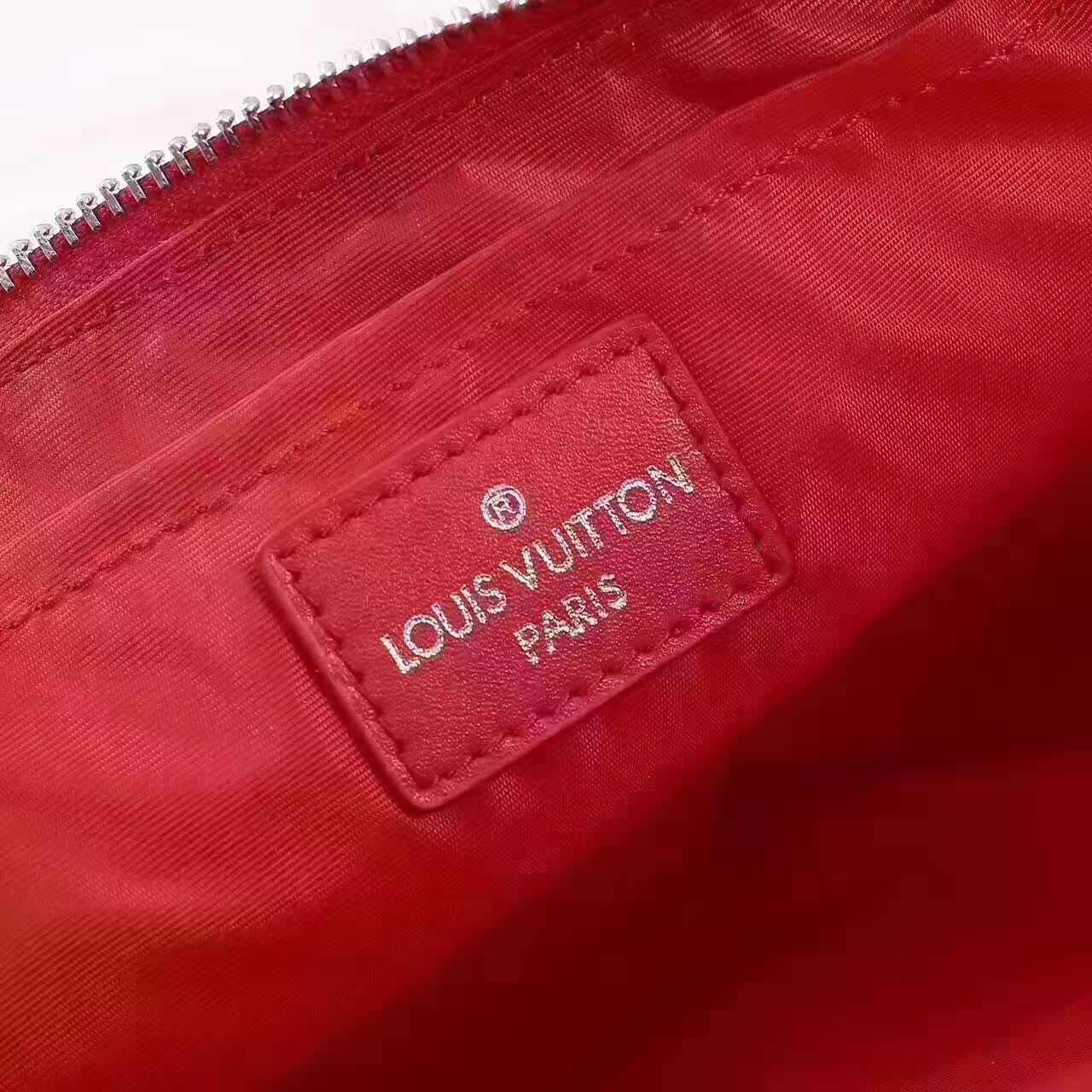 Réplique Louis Vuitton X Supreme Écharpe Rouge/Noir/Marron À Vendre Avec  Prix Pas Cher Au Magasin De Faux Sac