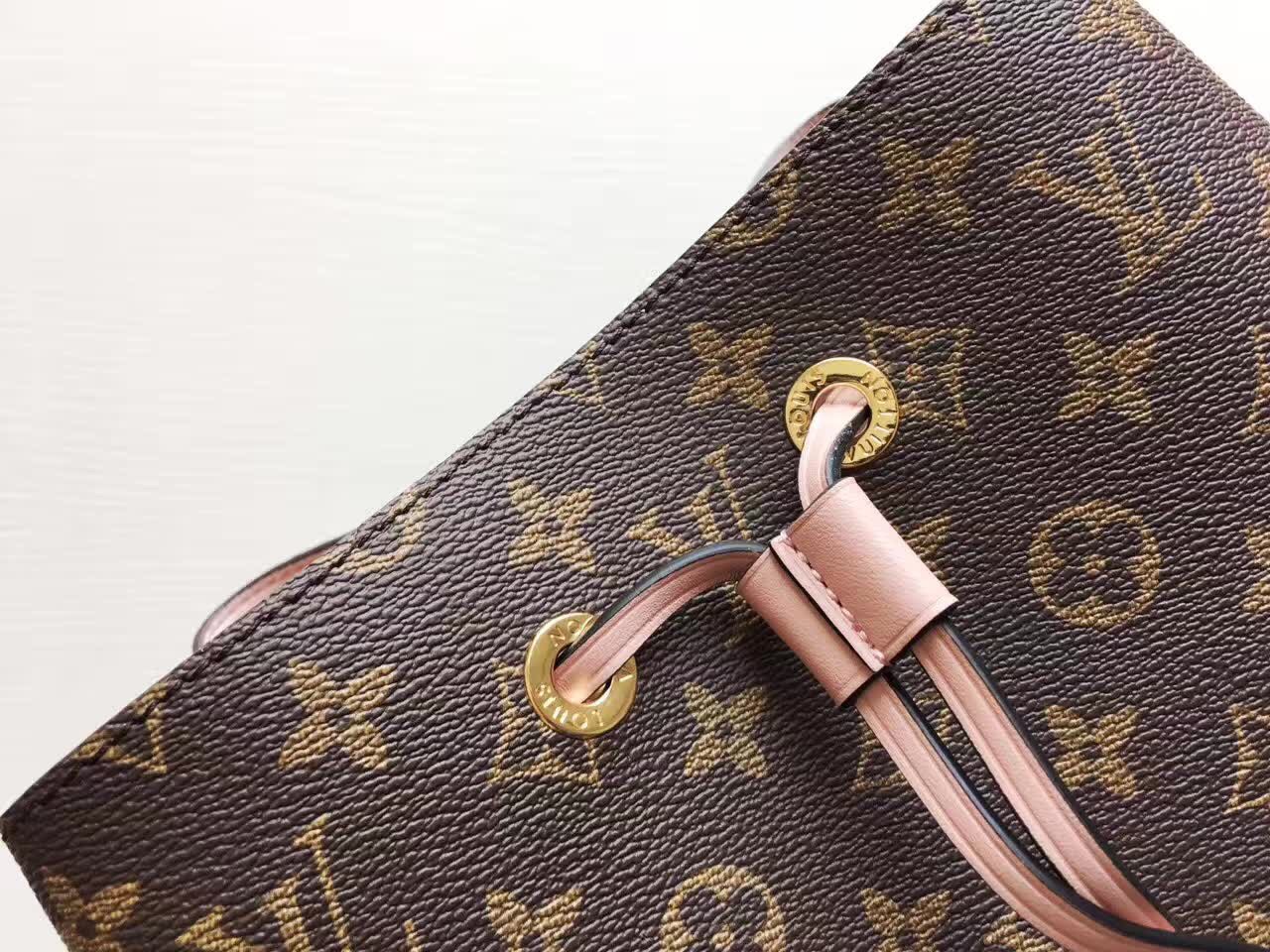 Replica Louis Vuitton Borsa a secchiello Neonoe Rosa Imitazioni Outlet  Online