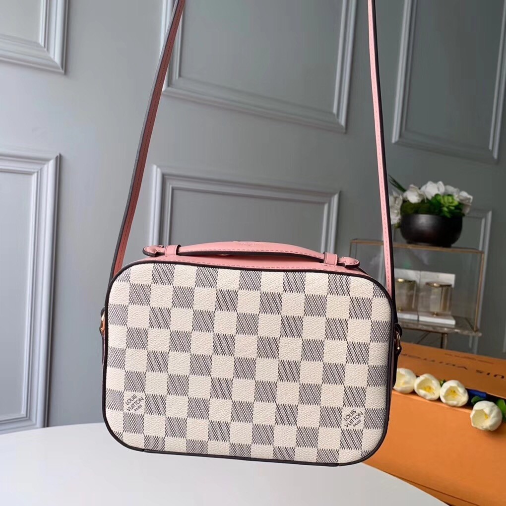 Replica Louis Vuitton Lockme Chain PM Bag In Pink Leather M57071