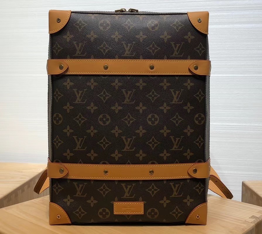 Replica Louis Vuitton Soft Trunk Backpack PM In Monogram Canvas M44752