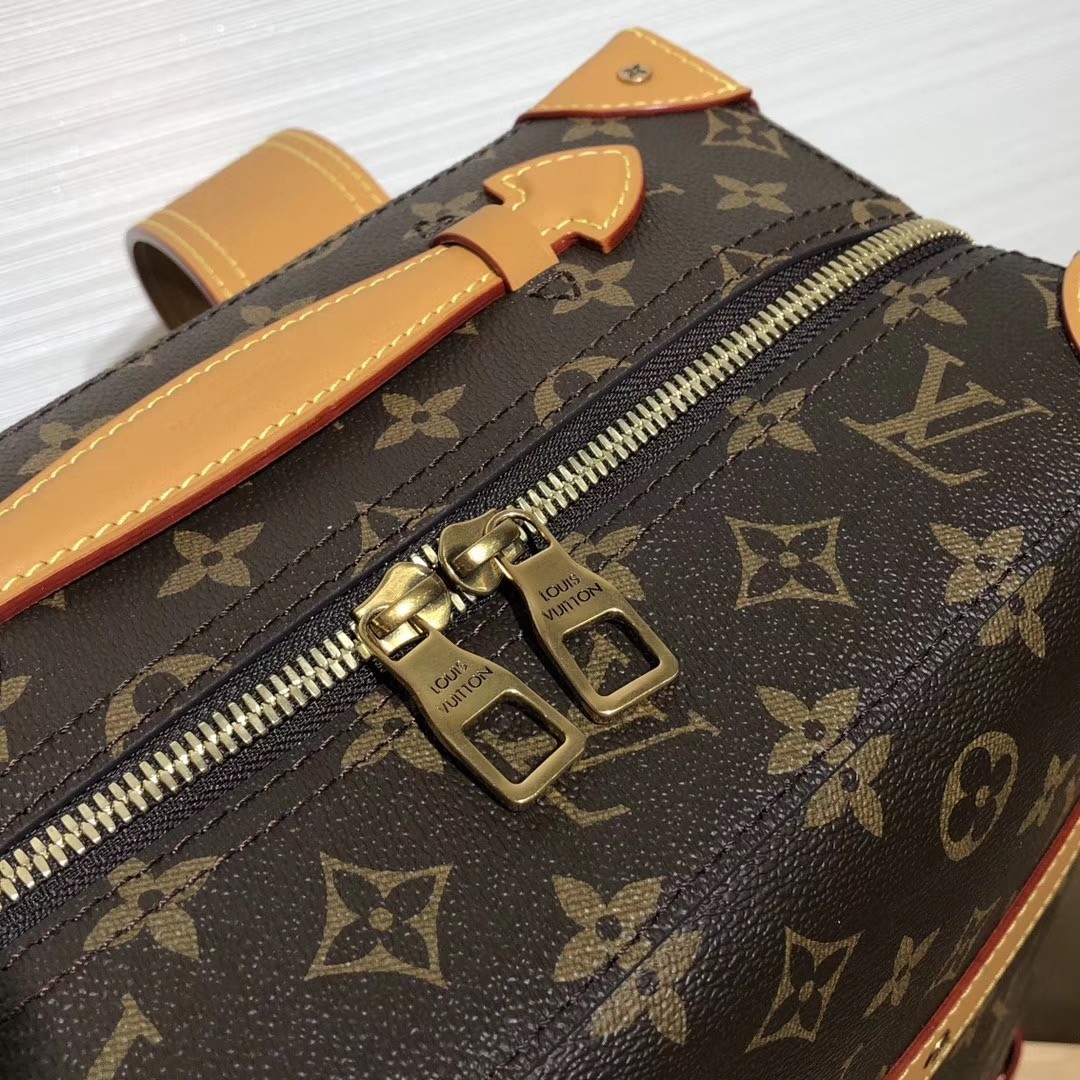 Replica Louis Vuitton Soft Trunk Backpack PM In Monogram Canvas M44752