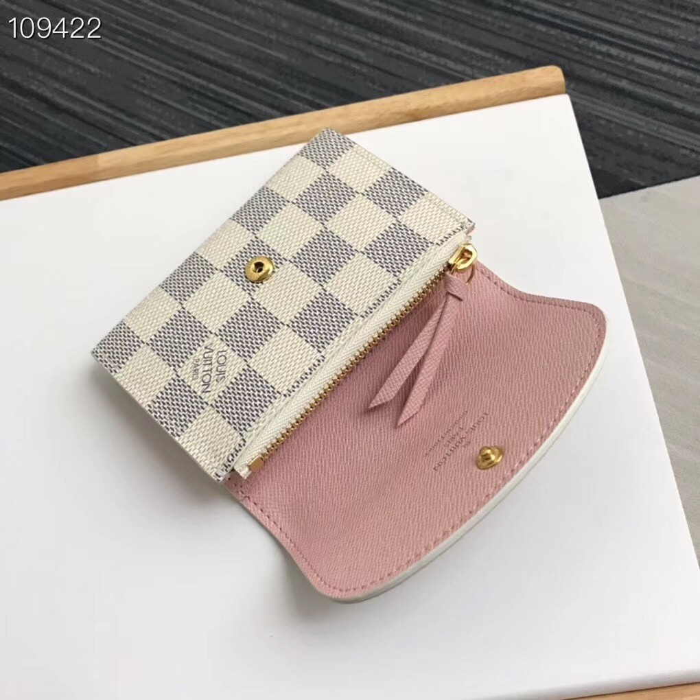 porte monnaie louis vuitton rosalie n61276 en toile